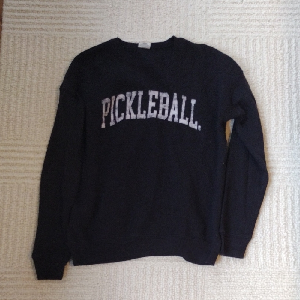 Black Pickleball Women's Sweater